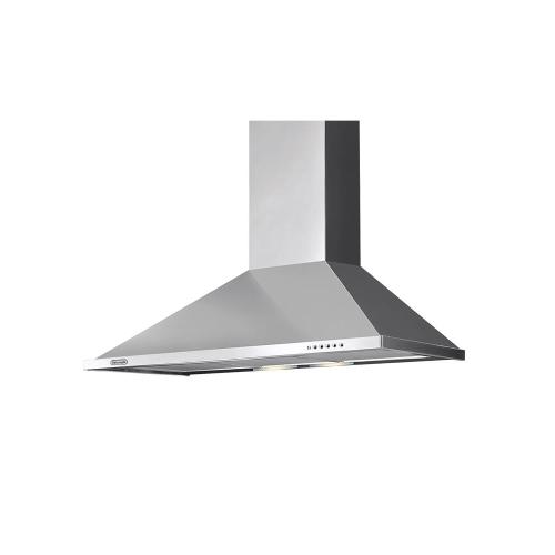De'Longhi DLCI88.9EC Cappa Parete | Classe - | 90 cm, inox, comandi a pulsante, 3 velocità