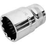 Kraftwerk Tools 302.202.213 Chiave a bussola, 12 pt., 38 mm, 1/2", 21mm