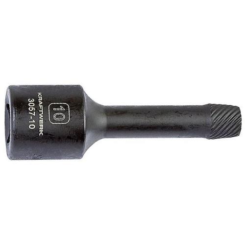 Kraftwerk Tools 3057-06 Estrattore H.D. per viti rotte 6 mm attacco 3/8"