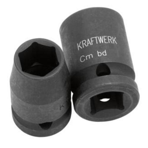 Kraftwerk Tools 380300 1/2'' Chiave a bussola a macchina 30 mm