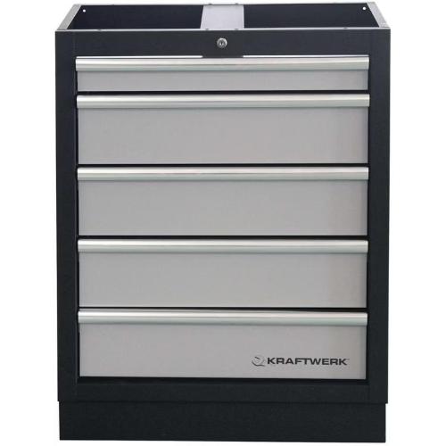 Kraftwerk Tools 3964AIX Parete d'officina MOBILIO a 3 elementi - Inox.