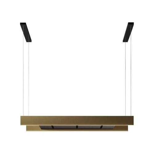 Falmec Light Is.120 C0001 Profilo Bronzo Sat. Nero 220-240V - 50-60Hz T50 C/Filtro Cappa Isola | Classe A | Cappa isola da 120 cm, profilo bronzo satinato, tecnologia Multi-Air, illuminazione LED, comandi touch