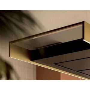 Falmec Light Is.120 C0001 Profilo Bronzo Sat. Nero 220-240V - 50-60Hz T50 C/Filtro Cappa Isola | Classe A | Cappa isola da 120 cm, profilo bronzo satinato, tecnologia Multi-Air, illuminazione LED, comandi touch