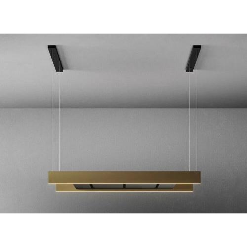 Falmec Light Is.120 C0001 Profilo Bronzo Sat. Nero 220-240V - 50-60Hz T50 C/Filtro Cappa Isola | Classe A | Cappa isola da 120 cm, profilo bronzo satinato, tecnologia Multi-Air, illuminazione LED, comandi touch