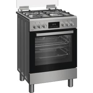Hotpoint-Ariston HS68G8PHX/E/1 Cucina Libera installazione | Classe A | Forno elettrico, piano 4 gas, finitura inox