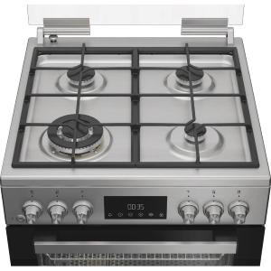 Hotpoint-Ariston HS68G8PHX/E/1 Cucina Libera installazione | Classe A | Forno elettrico, piano 4 gas, finitura inox