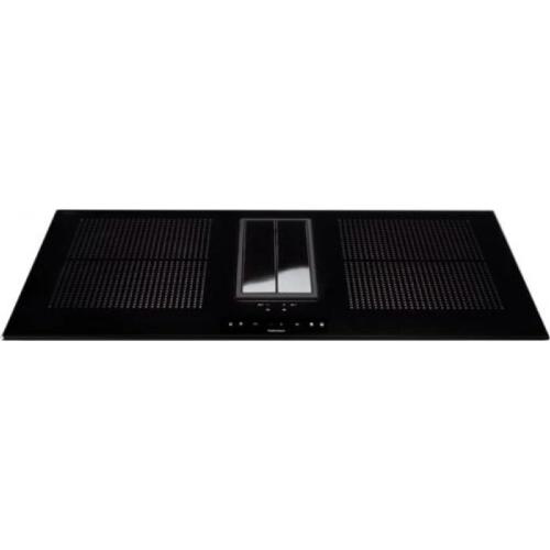 Falmec QUANTUM PRO EASY 90 VETRO NERO LUCIDO RAL 9005 - CUZQ90.04P8#ZZZN461F Cappa Incasso | Classe A+ | Piano a induzione con cappa integrata, vetroceramica nero, funzione Double Bridge, motore Brushless, portata 600 m³/h