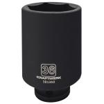 Kraftwerk Tools 381360 Chiave a bussola a percussione lungo, 1/2", 36 mm