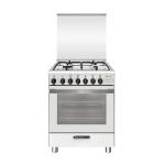 Glem Gas SA664MWH6 Cucina Libera installazione | Classe A | Cucina, Acciaio inox, Manopola