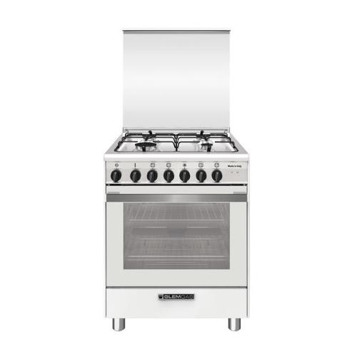 Glem Gas SA664MWH6 Cucina Libera installazione | Classe A | Cucina, Acciaio inox, Manopola