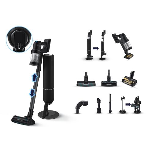 Samsung VS28C9784QK Aspirapolvere Aspirapolvere a bastone 2 in 1 | Aspirapolvere a bastone 2 in 1, Senza sacchetto, Nero