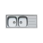 Foster Inox Prel.2Vsx+Sc.F3,5" - 1812562 Lavello Lavello | 2 vasche, acciaio inox, sgocciolatoio sx