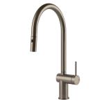 Gessi INEDITO Due Getti Finox Brushed Nickel - 60413#149 Miscelatore Lavello | Nichel Spazzolato Finox, Doppio getto commutabile, Getto normale e nebulizzato
