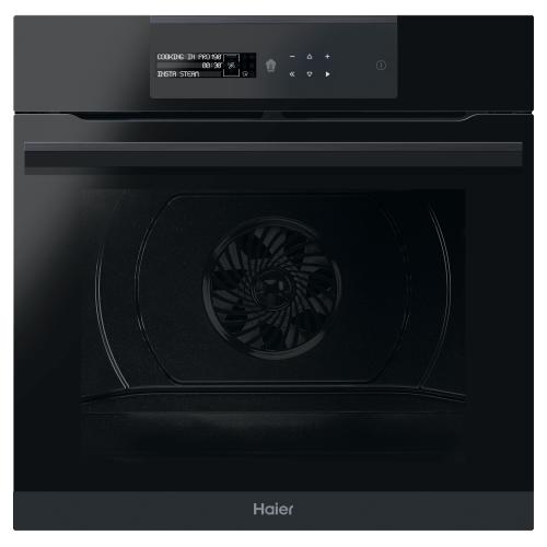 Haier HWO60SM6B9BH Forno Incasso | Classe A+ | Capacità 70 L, 9 funzioni cottura, Pulizia Pirolitica