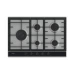 Haier HAHG7WL5XH Piano cottura a gas incasso Acciaio inox, Da incasso, 74.5 cm