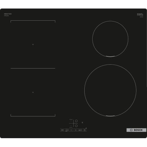 BOSCH PWP611BB5E Piano cottura a induzione Incasso | Nero, Da incasso, 60 cm