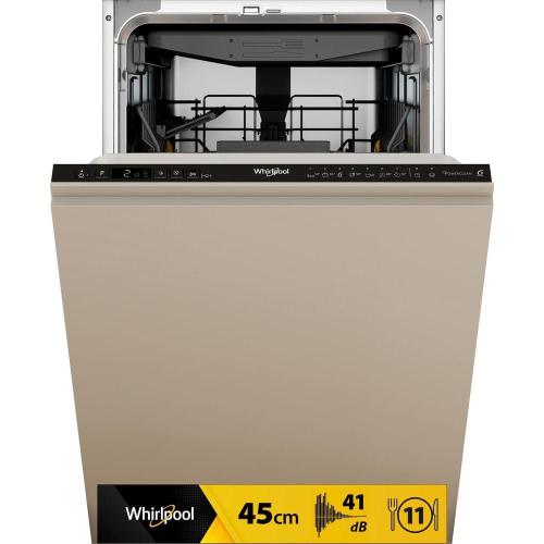 Whirlpool WH6IC11BS7LSA0 Lavastoviglie A scomparsa totale | Classe C | A scomparsa totale, Compatta (45 cm), Nero
