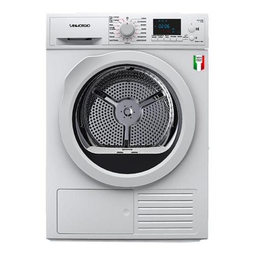 SanGiorgio SDR8P Asciugatrice Libera installazione | Classe D | Libera installazione, Caricamento frontale, Pompa di calore