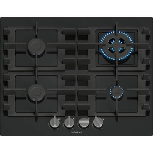 Siemens EN6B6HK40 Piano cottura a gas Incasso | Nero, Da incasso, 60 cm