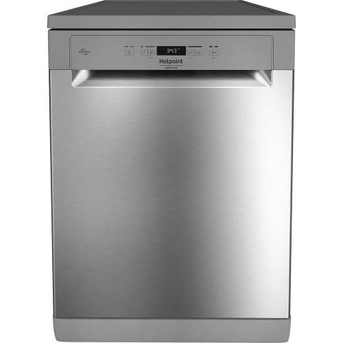 Hotpoint HA2FFC14BX Lavastoviglie Libera installazione | Classe C | Libera installazione, Dimensione massima (60 cm), Acciaio inox