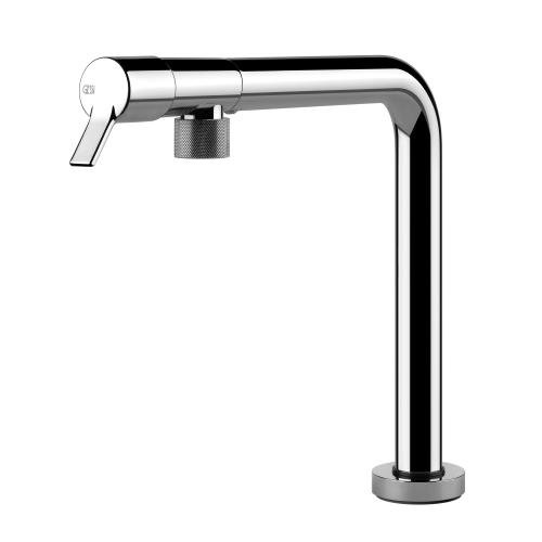 Gessi SU&GIU Sottofinestra Chrome - 60071#031 Miscelatore Lavello | Cromo Lucido, Canna abbattibile sottofinestra, Altezza ridotta sottofinestra