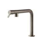 Gessi FISSO Girevole Finox Brushed Nickel - 60073#149 Miscelatore Lavello | Nichel Spazzolato Finox, Canna girevole 360°, Portata regolabile
