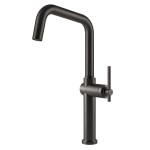 Gessi HABITO Girevole Black Metal Brushed PVD - 60650#707 Miscelatore Lavello | Nero Metal Spazzolato Pvd, Canna girevole 360°, Portata regolabile