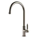 Gessi VENTI20 Girevole Nickel PVD - 60620#720 Miscelatore Lavello | Nickel Lucido Pvd, Canna girevole 360°, Portata regolabile