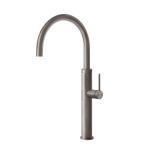 Gessi GESSI 316 Girevole Steel Brushed - 60020#239 Miscelatore Lavello | Acciaio Inox Spazzolato, Canna girevole 360°, Portata regolabile