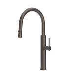 Gessi GESSI 316 Due Getti Black Metal Brushed PVD - 60022#707 Miscelatore Lavello | Nero Metal Spazzolato Pvd, Doppio getto commutabile, Getto normale e nebulizzato