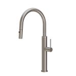 Gessi GESSI 316 Due Getti Steel Brushed - 60022#239 Miscelatore Lavello | Acciaio Inox Spazzolato, Doppio getto commutabile, Getto normale e nebulizzato