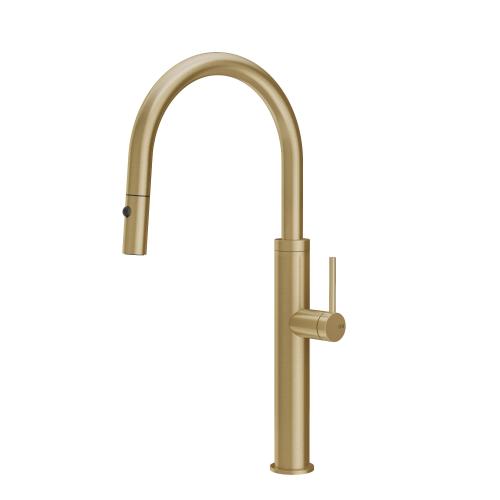 Gessi GESSI 316 Due Getti Brass Brushed PVD - 60022#727 Miscelatore Lavello | Ottone Spazzolato Pvd, Doppio getto commutabile, Getto normale e nebulizzato