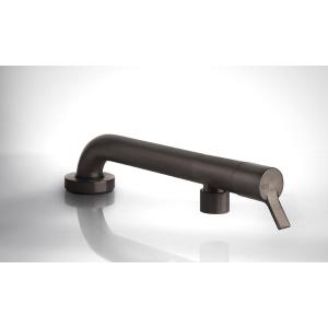 Gessi SU&GIU Sottofinestra Black Metal Brushed PVD - 60071#707 Miscelatore Lavello | Nero Metal Spazzolato Pvd, Canna abbattibile sottofinestra, Altezza ridotta sottofinestra