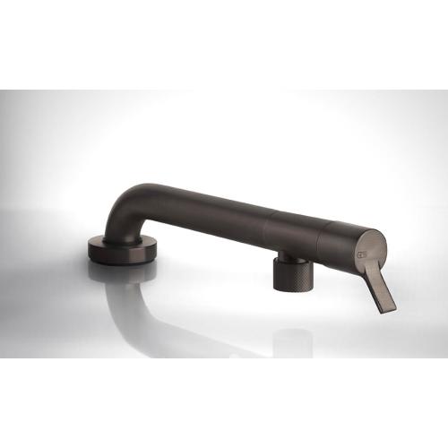 Gessi SU&GIU Sottofinestra Black Metal Brushed PVD - 60071#707 Miscelatore Lavello | Nero Metal Spazzolato Pvd, Canna abbattibile sottofinestra, Altezza ridotta sottofinestra