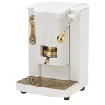 Faber Italia PICCOLA KOLOR WHITE MILK PRESTIGE Macchina da caffè Libera installazione | Macchina per caffè a capsule, 1 L, Cialde caffè